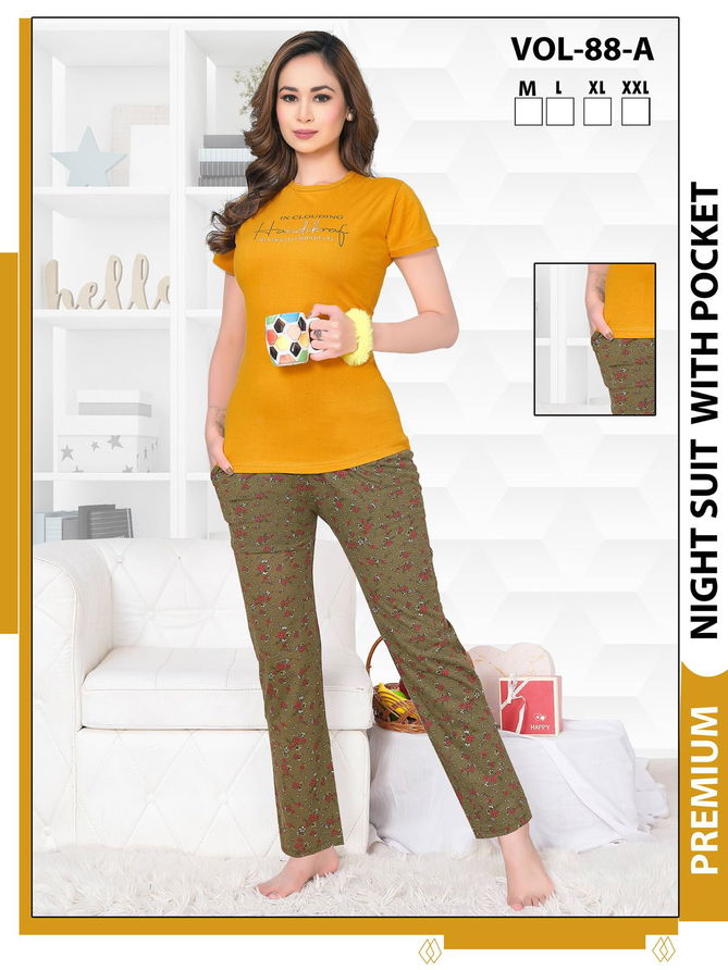 Summer Special 88 A Daily Wear Night Suits Catalog
